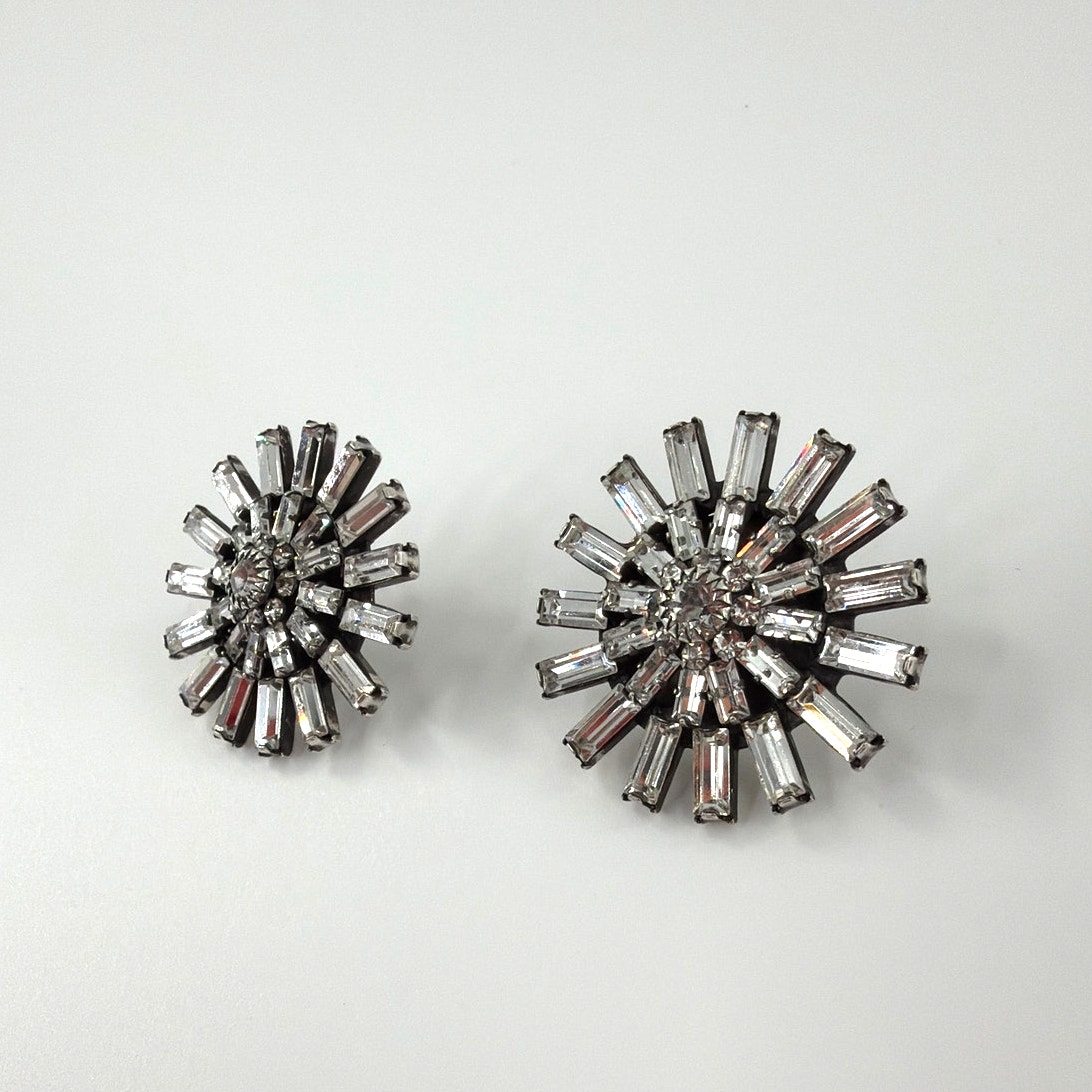 Dannijo Women's Silver Crystal Garbo Earrings One Size — image 4 of 7